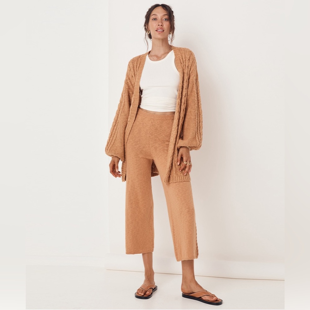 Spell Yellowstone Knit Pants in Caramel
